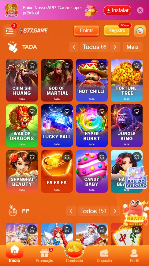 games available in 877 App